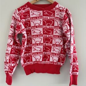 Vintage Rare Winona Knits Women’s Small Whimsical Cottagecore‎ Cozy Warm Sweater